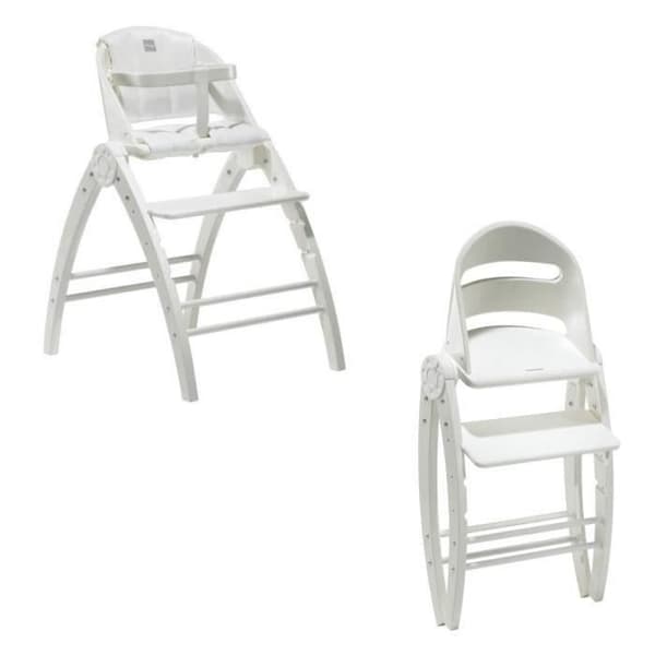 BABY DAN Angel 3 i 1 Bassinet + Reclining Bouncer + Barnstol Vit