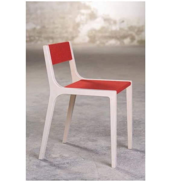 Sibis Sepp SIRCH barnstol - Björk - Röd - 33cm