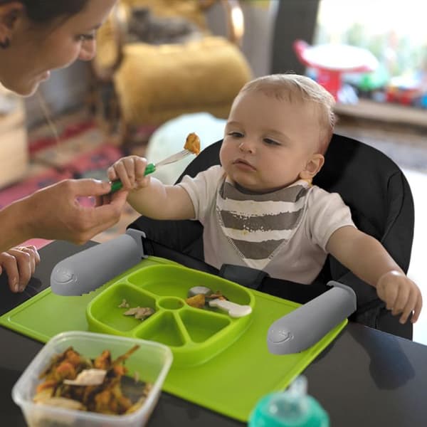 Fällbar babybordssits - XMTECH - Flerpunktsfäste - För barn från 6 till 36 månader - Svart