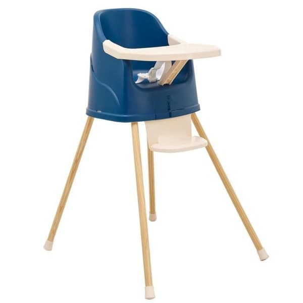 YOUPLA Thermobaby evolutionär barnstol - Ocean blue - Tillverkad i Frankrike