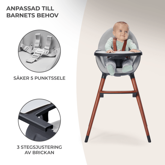 Spisestuestol - Fini Grey