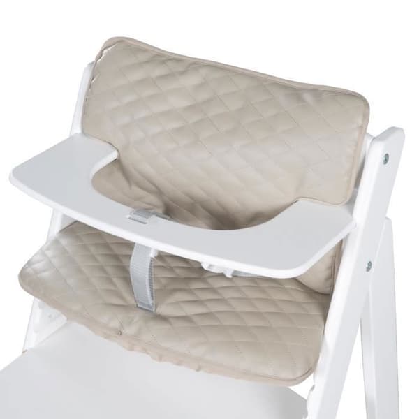 Barnstolsdyna - ROBA - Sit Up - Quiltad Gråaktig Design - Beige