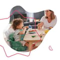 Miniatyrbild 2 av 5: Badabulle Nomadic Bältesstol - Kompakt hopfällbar - Universal - Från 6 till 36 månader, Bear
