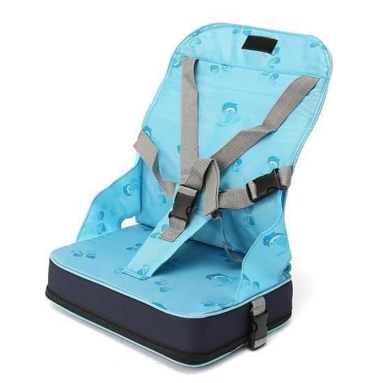 ONEVER Baby Booster bordssits - hopfällbar, lätt, 5-punktssele