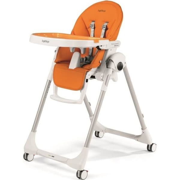 PEG PEREGO Barnstol i flera lägen Prima Pappa Follow Me Arancia - Orange