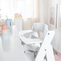 Miniatyrbild 6 av 6: ROBA Sit Up Flex Convertible Barnstol - Användbar upp till tonårsstol - White Wood