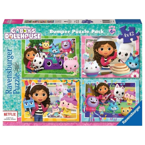 Ravensburger Puslespil Gabby's Dukkehus 4x42 stykker