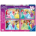 Miniatyrbild 1 av 5: Ravensburger 4in1 Pussel Disney Princess 4x100 bitar