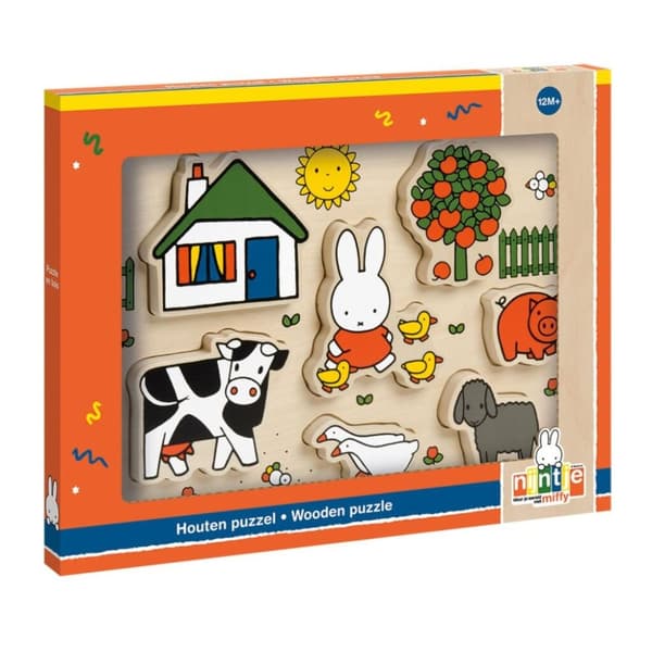 Miffy træpuslespil 7 brikker