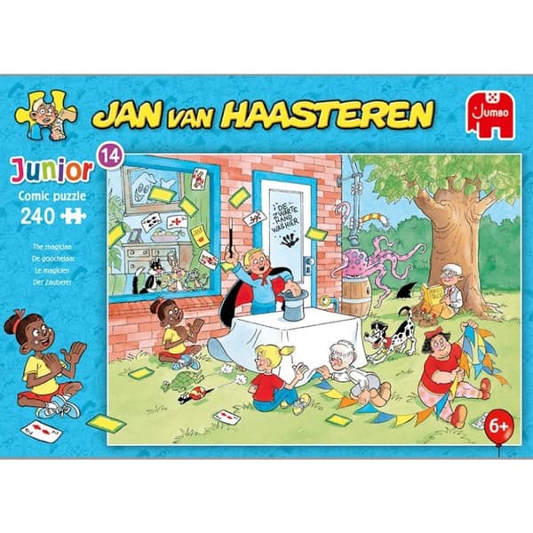 Jumbo Jan Van Haasteren Junior Puslespil Tryllekunstner 240 brikker