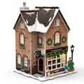 Miniatyrbild 1 av 4: Cubic Fun 3D-pussel Dutch House Winter Clog Maker + Light 53 bitar