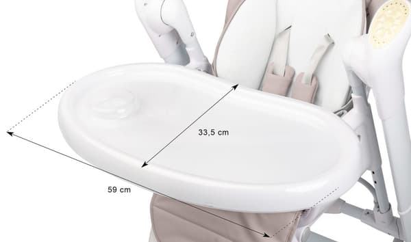 SYÖTTÖTUOLI JA KEINU INDIGO - BEIGE