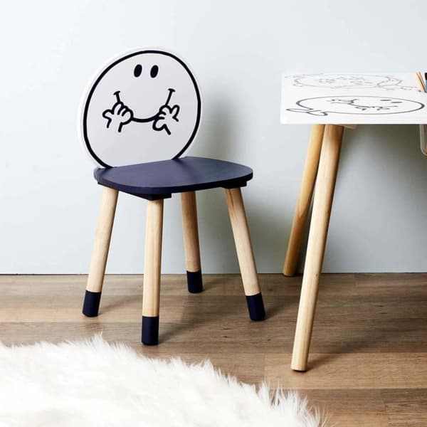 Barnstol "Monsieur Heureux" 52cm Blå - Paris Pris