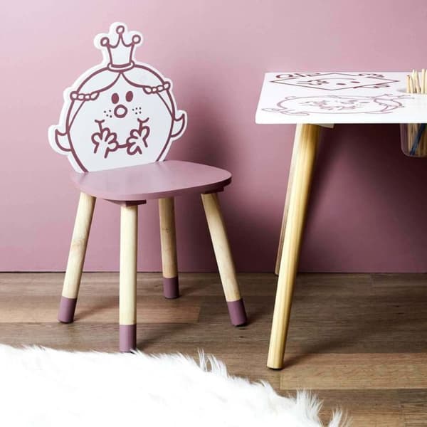 Barnstol "madame Princesse" 57cm Rosa - Paris Prix
