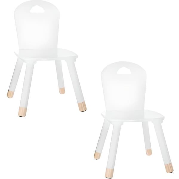 Set med 2 barnstolar Vit Atmosphera for kids
