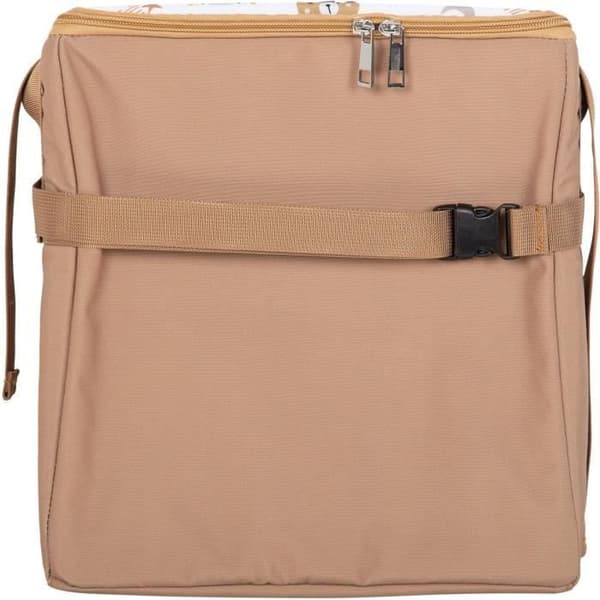 Rehausseur nomade - TINEO - 30 x 28 x 13 cm - Ultra kompakt - Kamelfärgad / Nallebjörnar