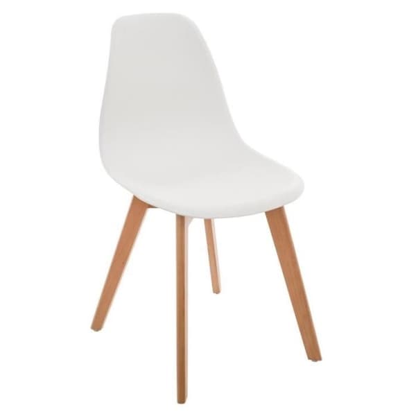 Förpackning med 4 Barnstolar "Skandinavisk" 58cm Vit