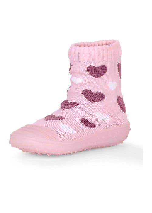 Barnstol - barnpall Sterntaler - 8362201 - Äventyr-strumpor hjärtan strumpor, Rosa, Normal Baby Flicka