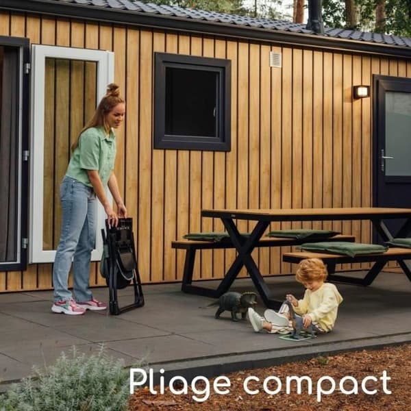 BEBECONFORT LILY Barnstol för baby, ultra kompakt och lätt, optimal komfort, från 6 månader till 3 år, upp till 15 kg, Mineralgrön