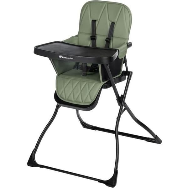 BEBECONFORT LILY Barnstol för baby, ultra kompakt och lätt, optimal komfort, från 6 månader till 3 år, upp till 15 kg, Mineralgrön