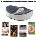 Miniatyrbild 3 av 4: INN Coccyx Kudde 40x38x10cm Andas Design Ergonomi Kudde Stol Office Memory Foam Stol Kudde