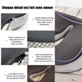 Miniatyrbild 4 av 4: INN Coccyx Kudde 40x38x10cm Andas Design Ergonomi Kudde Stol Office Memory Foam Stol Kudde