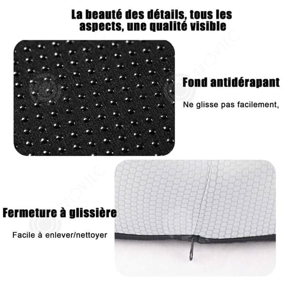 INN Stolsdyna 43x36x7/11 cm ergonomisk design för bekväm sittande kontorsstolsdyna gjord av memory foam