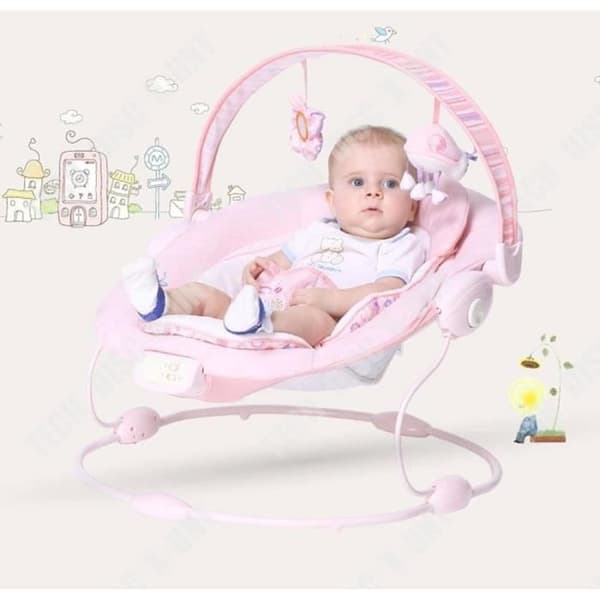 TD® Vibrationsgungstol för barn Baby Rocker Recliner för 3 månader till 36 månader 64cm*55cm*30cm