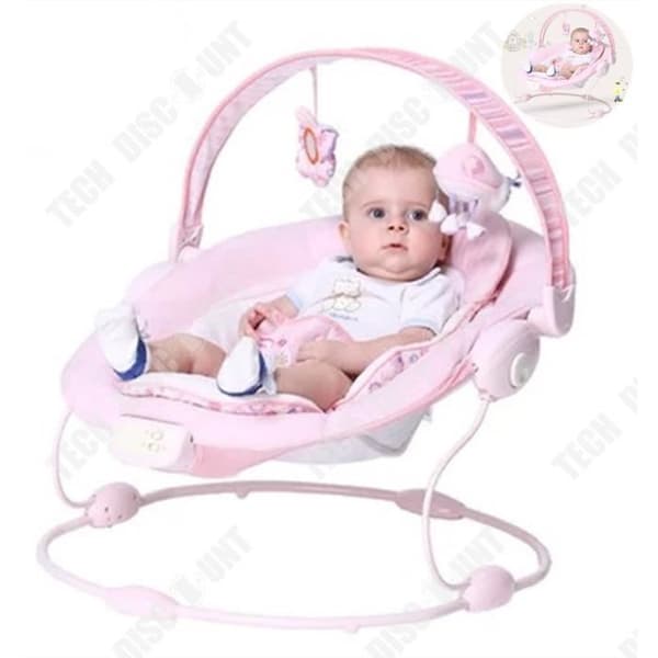 TD® Vibrationsgungstol för barn Baby Rocker Recliner för 3 månader till 36 månader 64cm*55cm*30cm