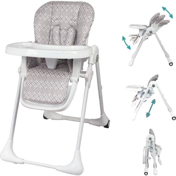 Barnstol i flera lägen - BAMBISOL - Liggande - Upp till 3 år - Beige / Vit