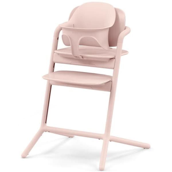CYBEX - Skalbar barnstol - 3 i 1 förpackning - LEMO 2 - Rosa - Justerbar i höjd och djup - Babyset ingår