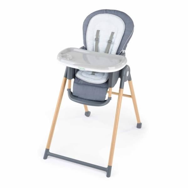 INGENUITY Hög stol 7 i 1 från födseln upp till 5 år Proper Positioner - Chambray - Babysitter, sittvagn, stol