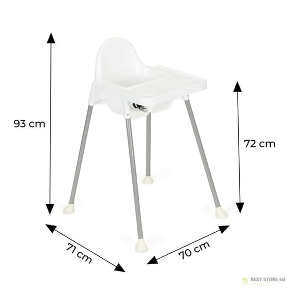 2-i-1 matstol ECOTOYS vit