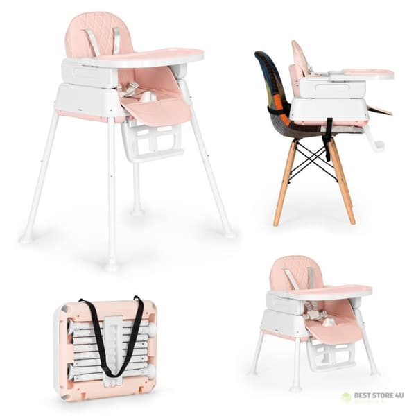 3-i-1 foldbar babymadstol ECOTOYS