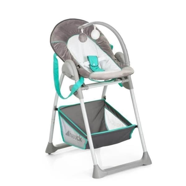 HAUCK Evolutionary High Chair 2 in 1 Sit'N Relax - hjärtan