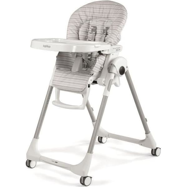 PEG PEREGO Prima Pappa Följ mig Linjär högstol med flera positioner - Grå