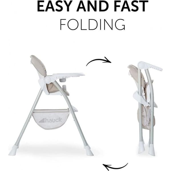 Hauck Sit n Fold Barnstol - Beige - Unisex - Baby - 12 månader - 15 kg - 3 år - Justerbar