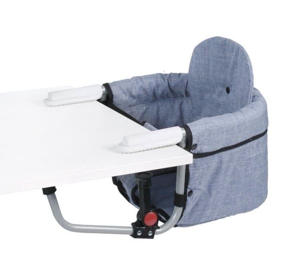 Bordsbältesstol - Chic 4 babybordssits - 351 55 - Relax Bordssits i ljusblå/blå denim