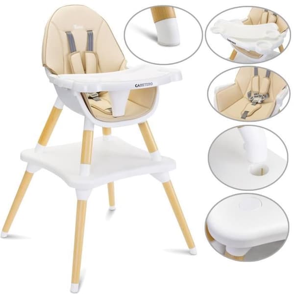TUVA Cabriolet barnstol i bord och stol Beige