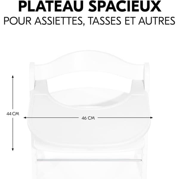 Platta Alpha Klickbricka vit