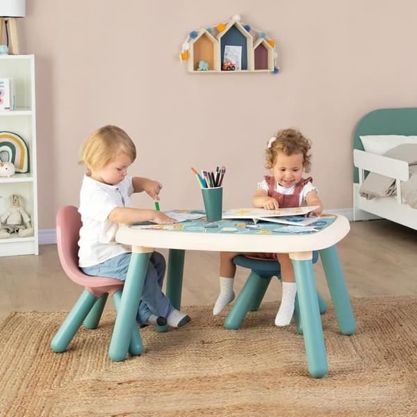 Little Smoby - Barnstol rosa - Blåsta ben - Inomhus och Utomhus - Anti-UV