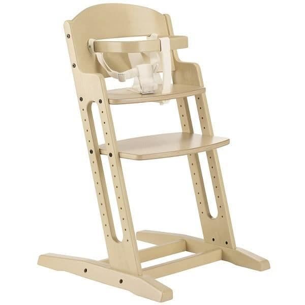 BabyDan 'DanChair' Högstol i Trä, Vit Tvätt