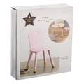 Miniatyrbild 3 av 5: DOUCEUR barnstol - Rosa - L 32 x D 31,5 x H 50 cm