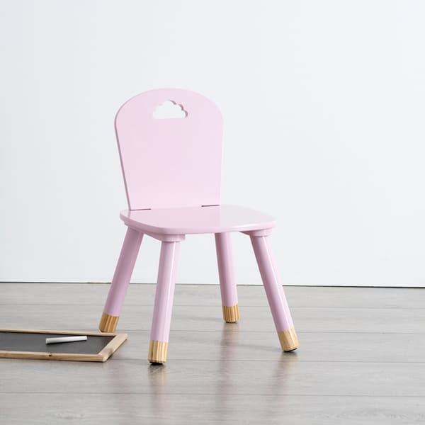 DOUCEUR barnstol - Rosa - L 32 x D 31,5 x H 50 cm
