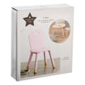 Miniatyrbild 2 av 5: DOUCEUR barnstol - Rosa - L 32 x D 31,5 x H 50 cm