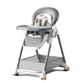 Miniatyrbild 1 av 2: Babystol för matning, ergonomisk komfort, lätt att rengöra,CZY-GRÅ