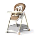 Miniatyrbillede 2 af 2: Baby højstol, ergonomisk komfort, justerbar højde,CZY-KHAKI