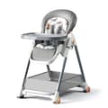 Miniatyrbillede 2 af 2: Baby højstol, ergonomisk komfort, justerbar højde,CZY-GRÅ