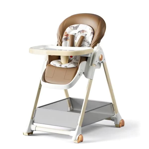 Babystol för matning, ergonomisk komfort, lätt att rengöra,CZY-KHAKI