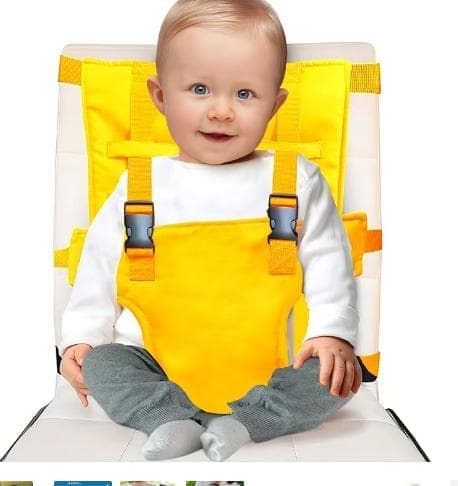 OBOSOE Børnerejsesæde - Kompakt og transportabelt babysæde med sikkerhedssele